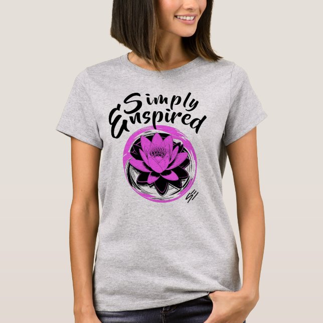 Enspired Rosa Vatten Lily T-Shirt (Framsida)