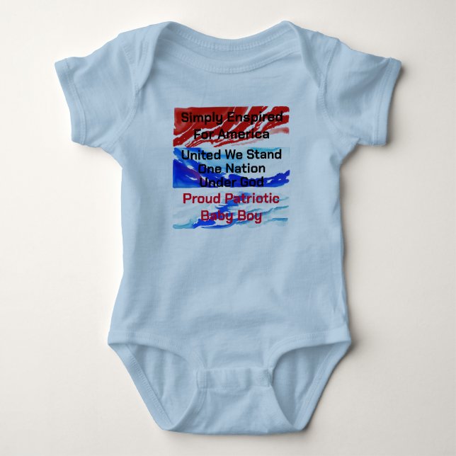 Enspired United we stand One Nation T Shirt (Framsida)