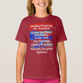 Enspired UnitedWestand OneNation Girl T Shirt