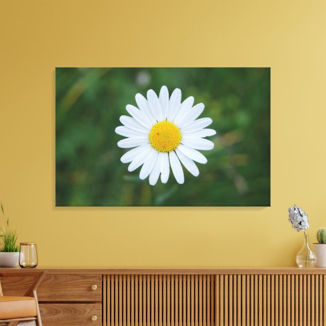 enstaka stora tusenskönas blomning canvastryck (Insitu (Vardagsrum))