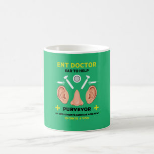 ENT Doktor Gift - Funny Ear Doktor - Öron Kaffemugg
