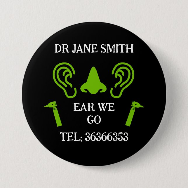 ENT Otolaryngology Otorhinolaryngolog Knapp (Framsida)