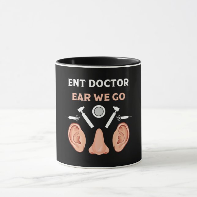 ENT Otolaryngology Otorhinolaryngolog Mugg (Center)