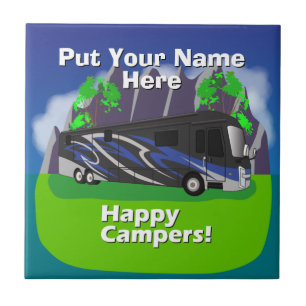 Entegra Aspire RV Blue Lycklig Camp Design Kakelplatta