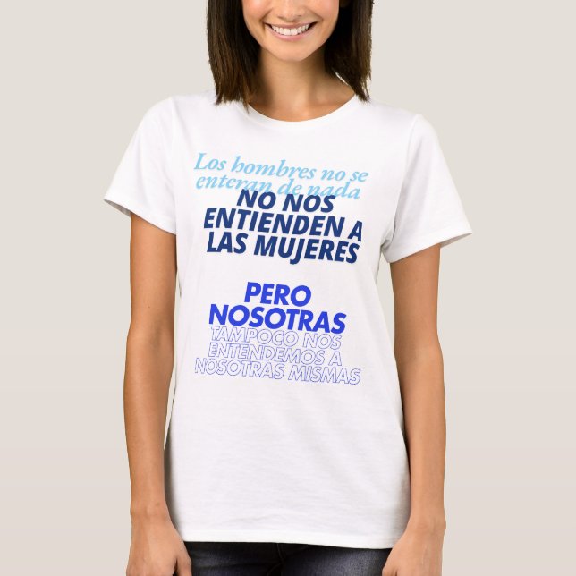 Entendiendo el Misterio Femenino T Shirt (Framsida)