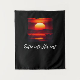 Enter into His rest Faith Inspired Tapestry