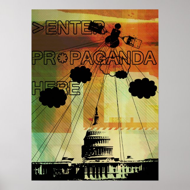 >ENTER PROPAGANDA HERE POSTER (Framsidan)