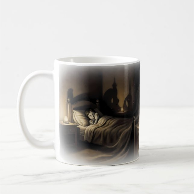 Enter Sandman Mörk Gotisk Mardrömsdrömsmugg Kaffemugg (Vänster)