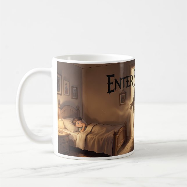 Enter Sandman Mörk Sängdags Mardrömsmugg Kaffemugg (Vänster)