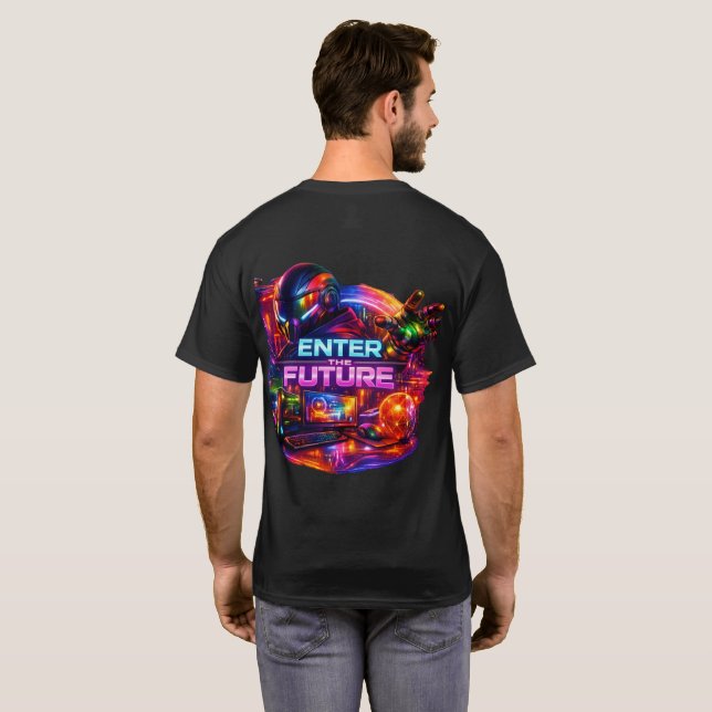 Enter the Future Galaxy T-Shirt (Hel baksida)