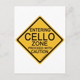 Entering Cello Zon Vykort