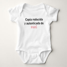 Enterizo copia reducida y autenticada t shirt