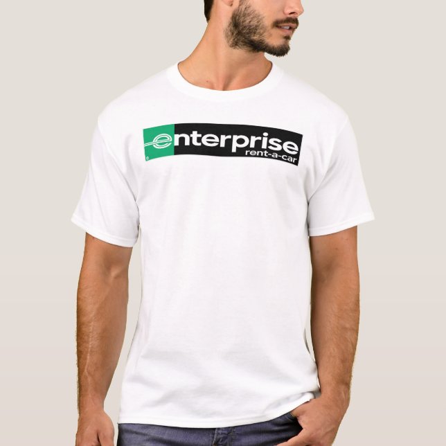 Enterprise Rent A Car Funny Logo T Shirt (Framsida)