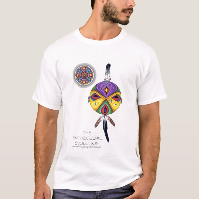Entheogenic evolution maskerar tee shirt (Framsida)
