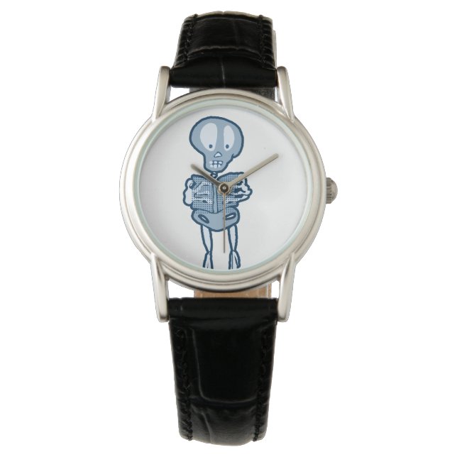 Enthrallad ethan Literary Skeleton med Bok Armbandsur (Framsida)