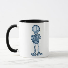 Enthrallad ethan Literary Skeleton med Bok Mugg
