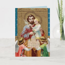Enthroned St. Joseph Receiving Vatican Maquette Kort