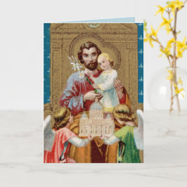 Enthroned St. Joseph Receiving Vatican Maquette Kort