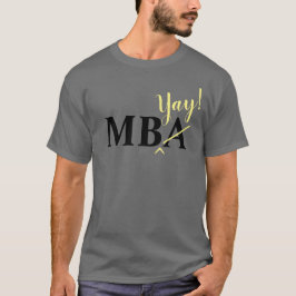 Enthusiastiskt MBA Student T-Shirt