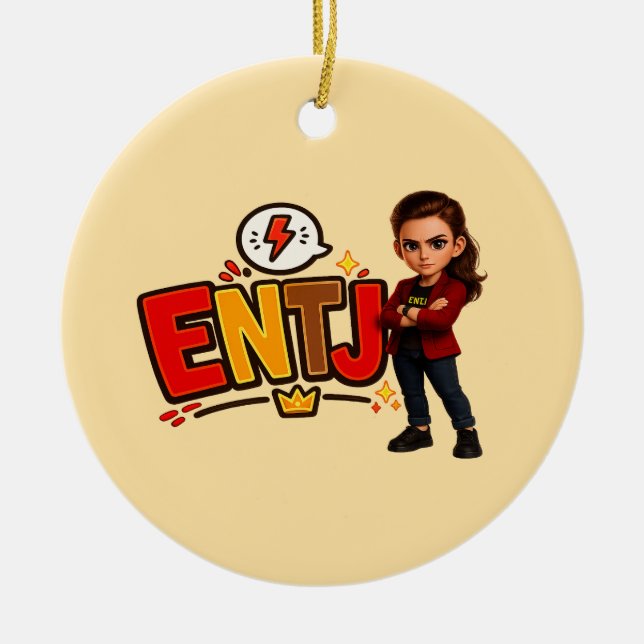 ENTJ — A Conquistadora Visionária Julgransprydnad Keramik (Framsidan)