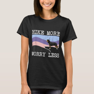 Entlebucher mountain dog går mer, oroar sig mindre t shirt