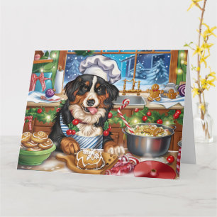 Entlebucher Mountain Helgdag Baking: Festive Kort