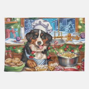 Entlebucher Mountain Holiday Baking: Festiv Kökshandduk