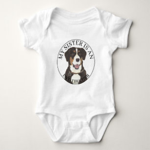 Entlebucher Mountain Hund Big Sister T Shirt