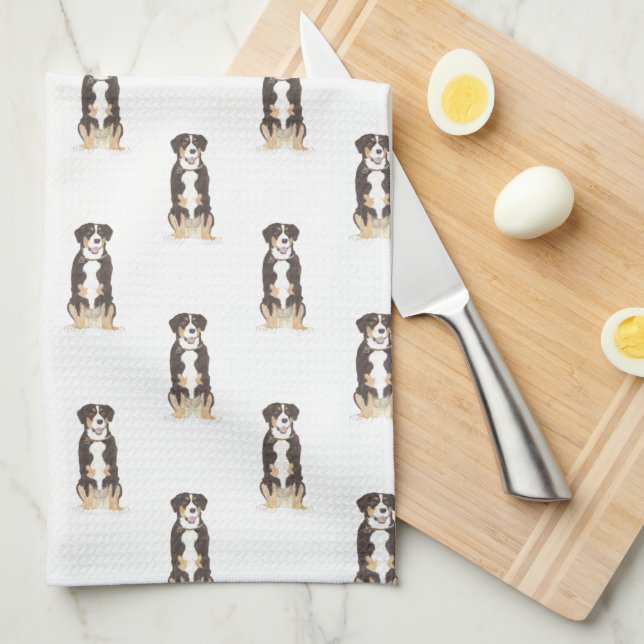 Entlebucher Mountain Hund Kökshandduk (Vikt i Fjärdedel)