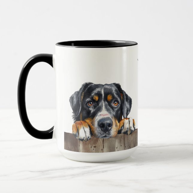 Entlebucher Mountain Hund Mugg (Vänster)