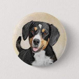 Entlebucher Mountain Hund Painting - Original Art Knapp