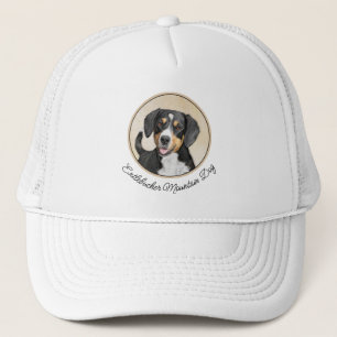 Entlebucher Mountain Hund Painting Original Hund Keps