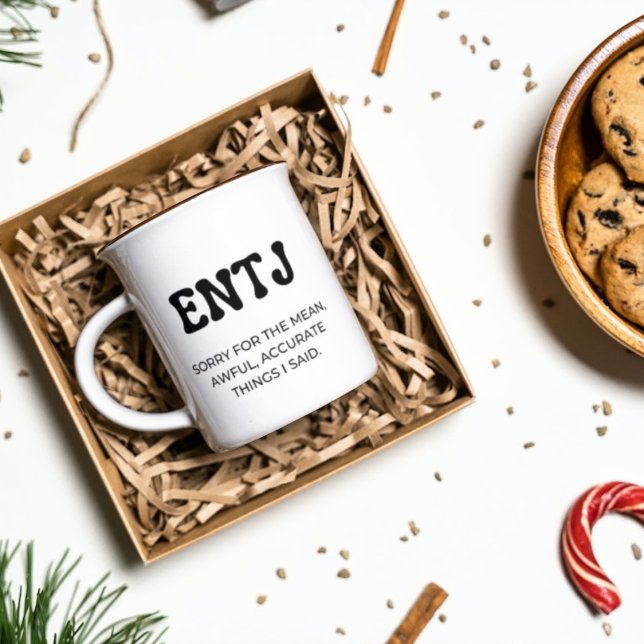 ENTMBTI Funny Quote med svart texttekaffe Mugg (Skapare uppladdad)