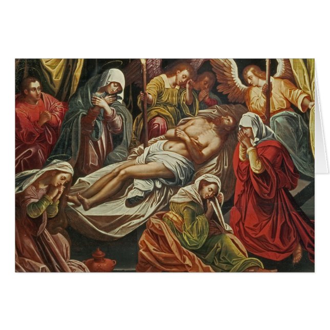 Entombment av Kristus, Villabranca Hälsningskort (Framsidan Horizontal)