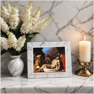 Entombment by Guercino Religiösa Art Fototryck