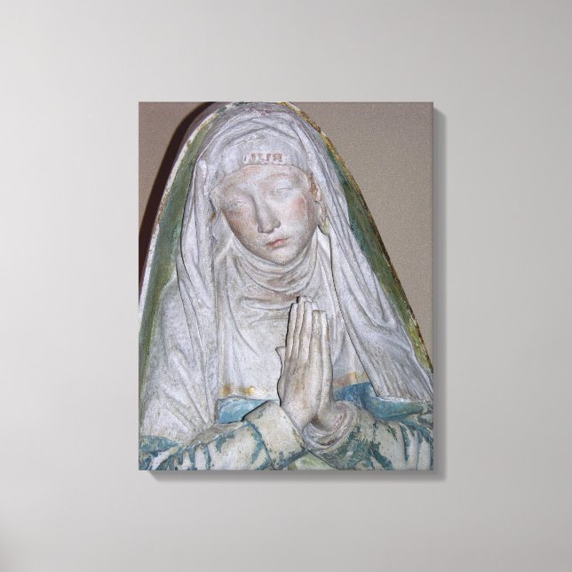 Entombment, detaljrikedom för en kvinnlig helgon s canvastryck (Framsida)