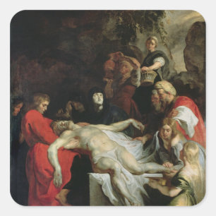 Entombment Fyrkantigt Klistermärke