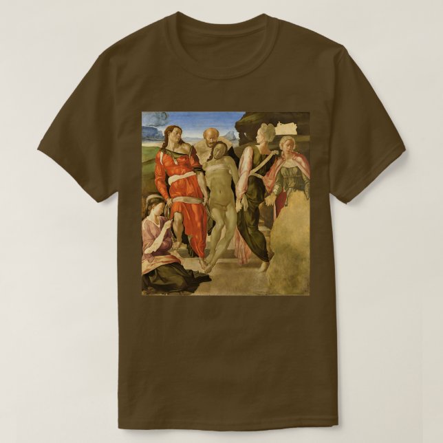 Entombment Michelangelo T Shirt (Design framsida)