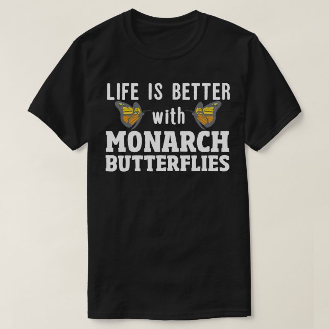 Entomolog Joke Butterflies Insekt Monarch Butte T Shirt (Design framsida)