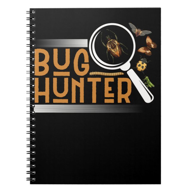 Entomolog Kryp Hunter Insekter Funny Biolog Anteckningsbok (Framsidan)