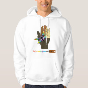 Entomologer i Färg logotyp Hoodie