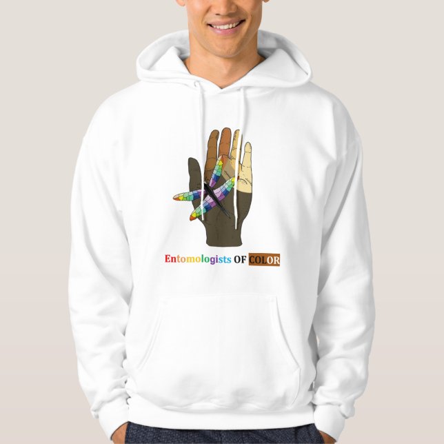 Entomologer i Färg logotyp Hoodie (Framsida)