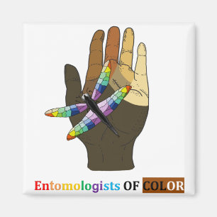 Entomologer i Färg logotyp Magnet