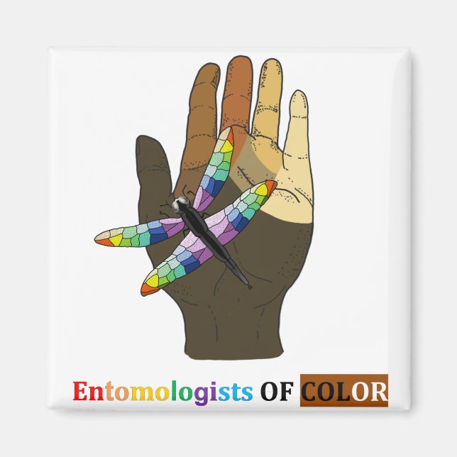 Entomologer i Färg logotyp Magnet (Framsidan)