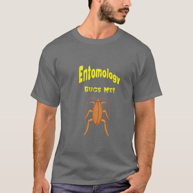 Entomologi buggar mig t-shirt (Framsida)