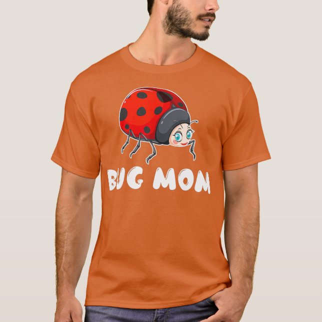 Entomologi Insektra - Entomolog Kryp Mamma T Shirt (Framsida)