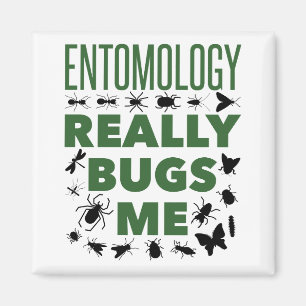 Entomologi Verkligen Kryp Me Funny Entomolog Magnet