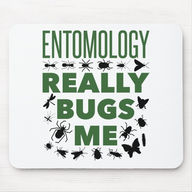 Entomologi Verkligen Kryp Me Funny Entomolog Musmatta (Framsidan)