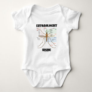 Entomologistinsida (myggaanatomi) t-shirt