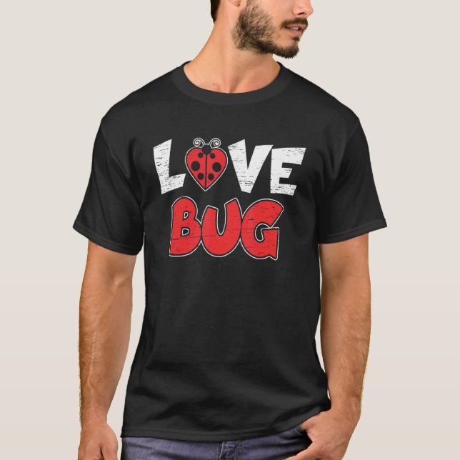 Entomologistudien kärlek Kryp Science Studenter En T Shirt (Framsida)